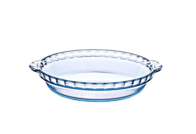 Pyrex Bake & Enjoy Glass Cake Dish with Handles (1.3L / 26 x 23cm)